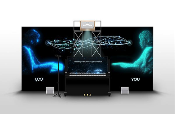 优德88联手博报堂i-Studio展出实验性人工智能音乐装置“与YOO合奏”