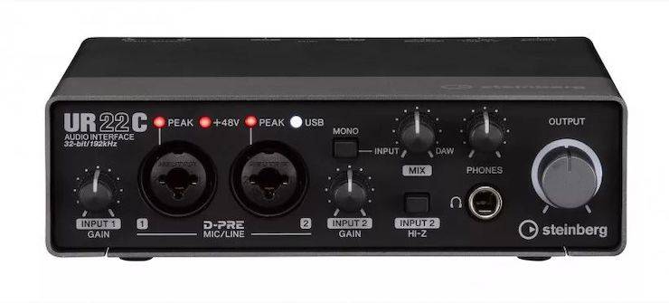 升级 USB-C 和 32/192：Steinberg 发布 UR22C、UR44C 和 UR816C 音频接口
